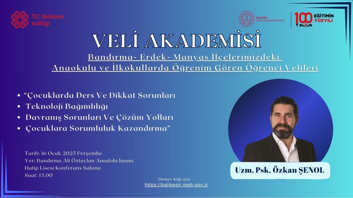 VELİ AKADEMİSİ PROGRAMI